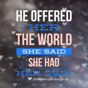 offered the world